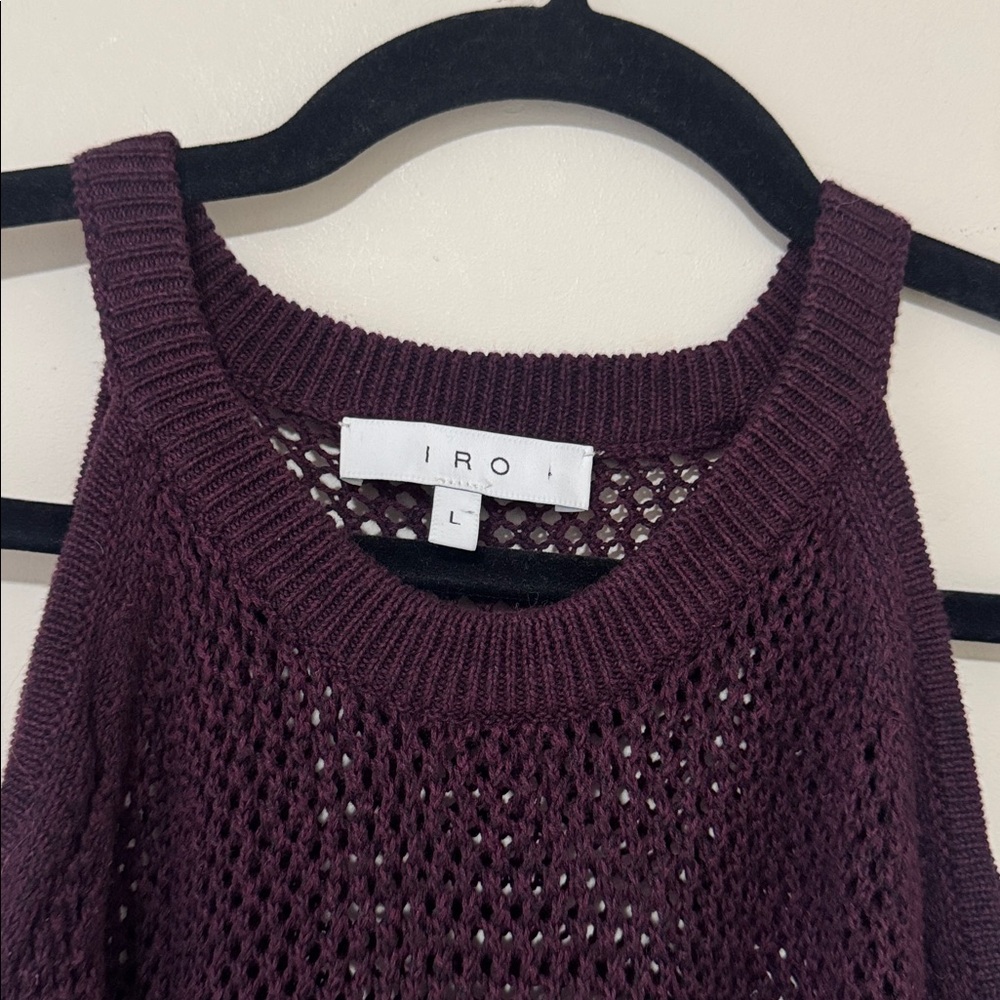 I R O off shoulder sweater - Picture 2 of 8